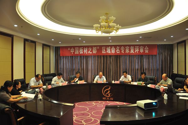 临沂“中国板材之都”区域命名顺利通过中国林产工业协会复评审