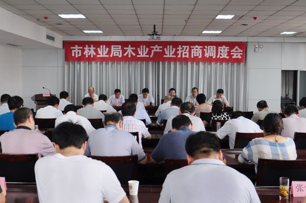 市林业局木业产业招商调度会召开