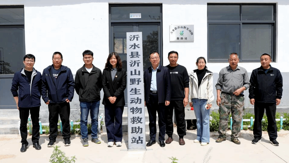 沂水县沂山野生动物救助站揭牌成立(图1)