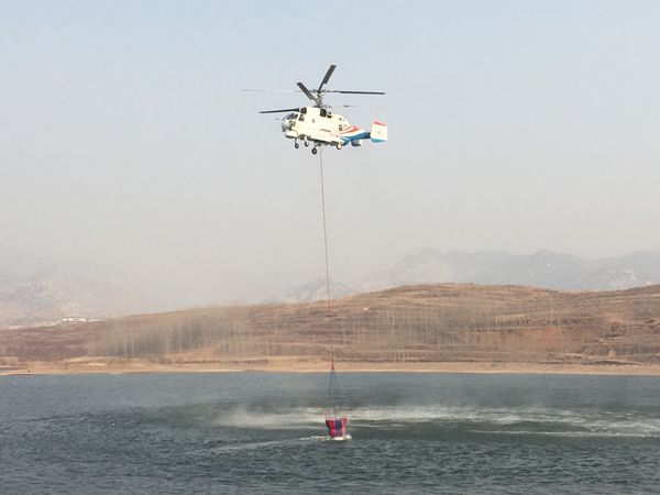 我市举行森林航空消防演练