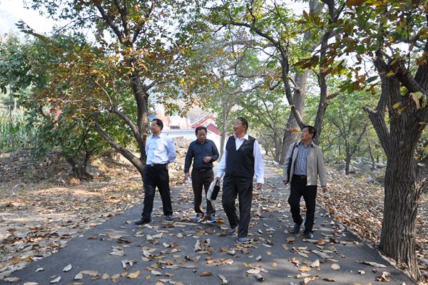 市林业局组织老干部到明光寺林场参观考察