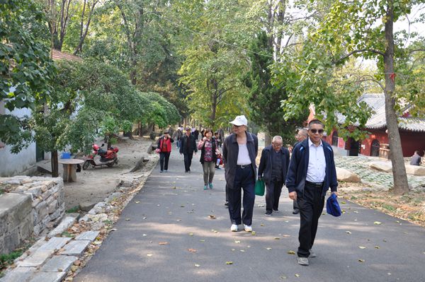 市林业局组织老干部到明光寺林场参观考察